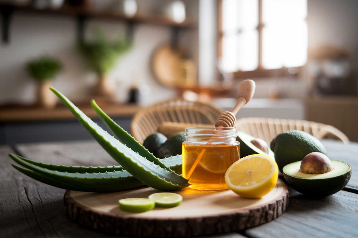 aloe-vera-miel-avocat-citron