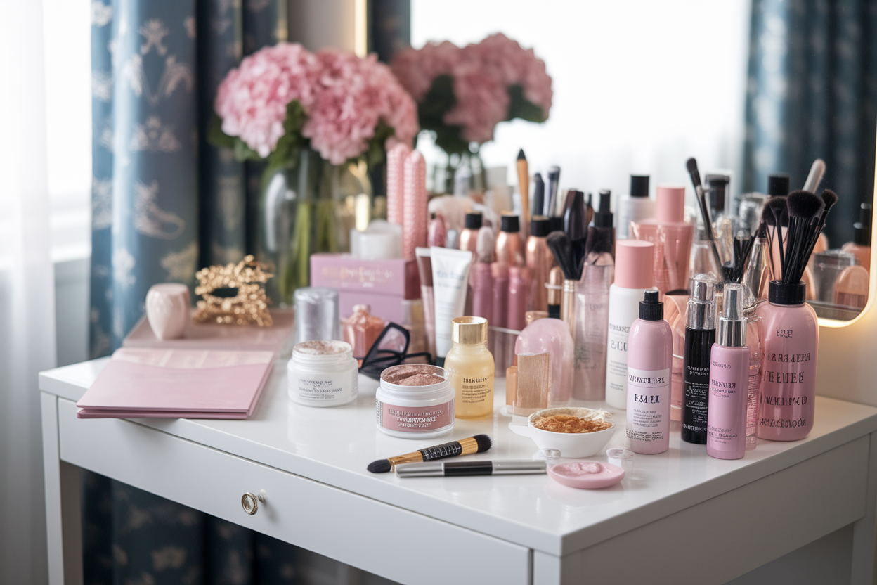 coiffeuse-produits-beaute-accessoires