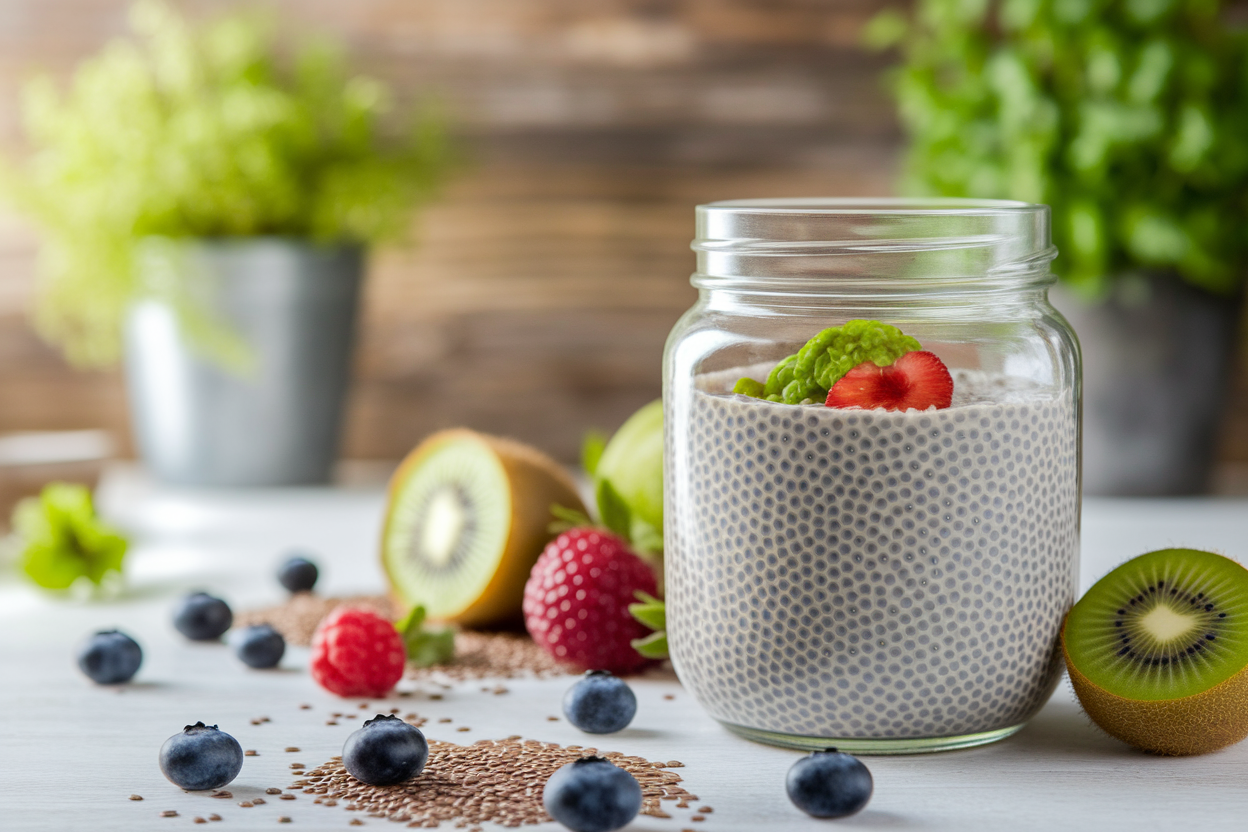 Détox après‑fêtes : recette aux graines de chia et de lin