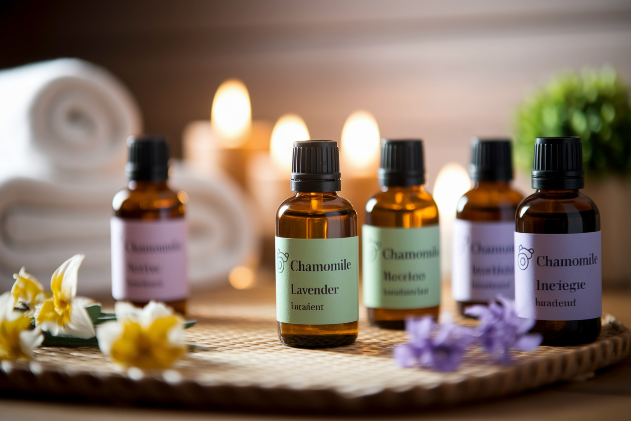 bouteilles-huiles-massage-spa