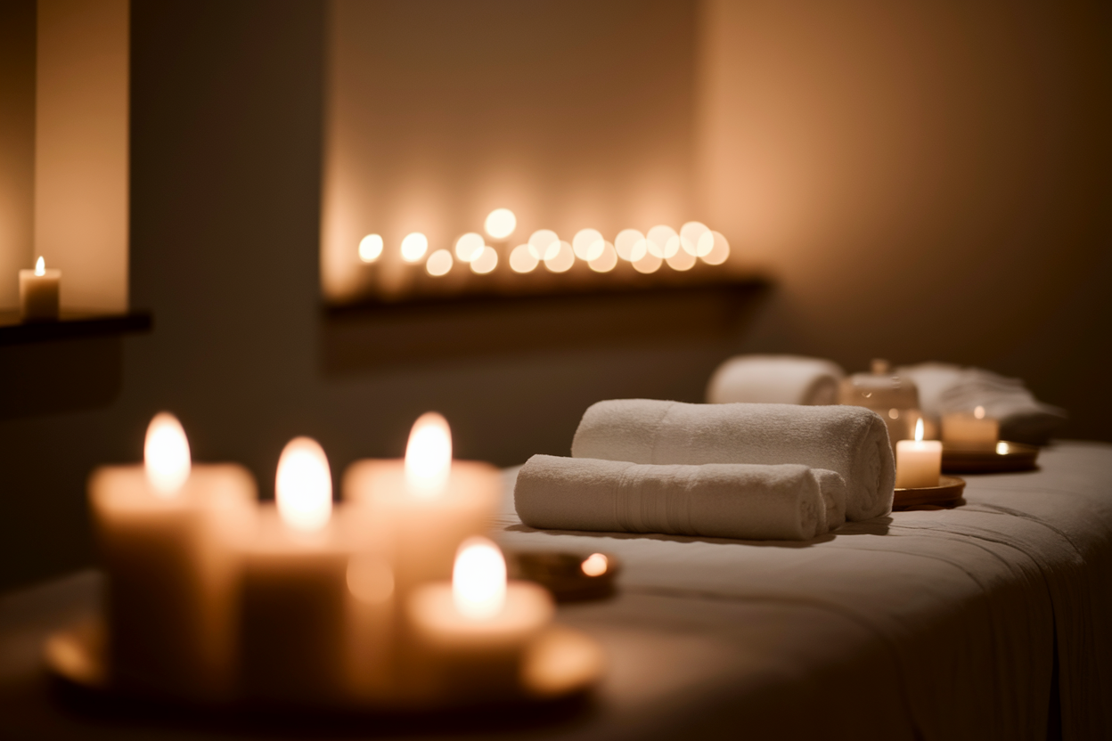 spa-table-massage-serviettes-bougies
