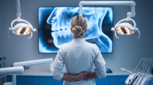 professionnel-sante-ecran-machoire-cabinet-moderne