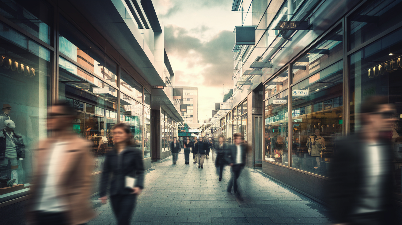 rue-commercante-vitrines-passants-urbain
