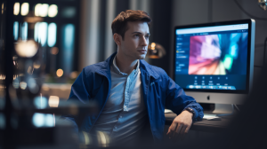 homme-ordinateur-cadre-moderne-lumiere-tamisee