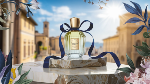 flacon-parfum-marbre-vue-ville-batiments