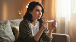 femme-canape-test-grossesse-matin