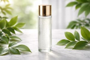 flacon-lotion-marbre-feuilles-fraiches