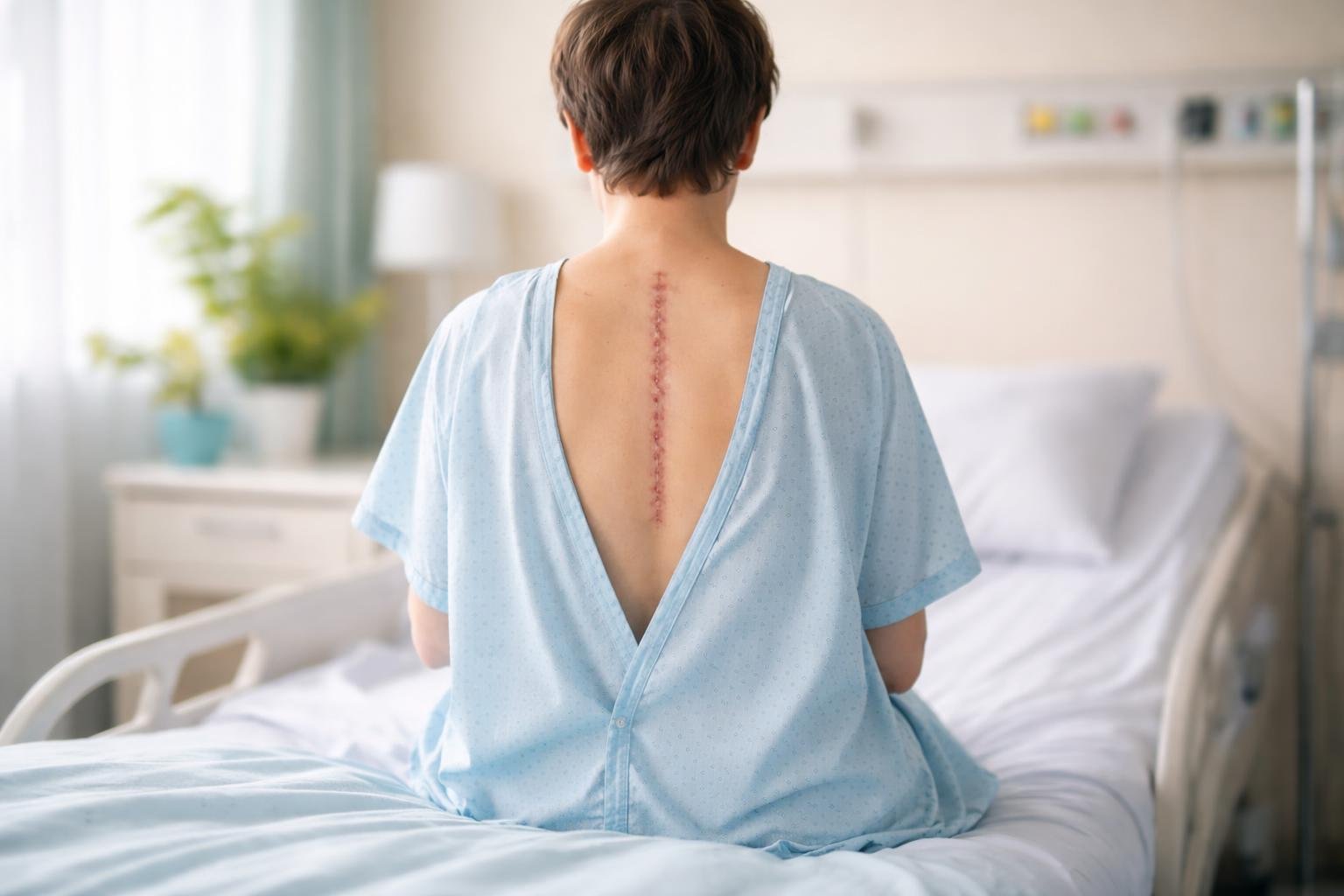 personne-blouse-hopital-cicatrice-dos
