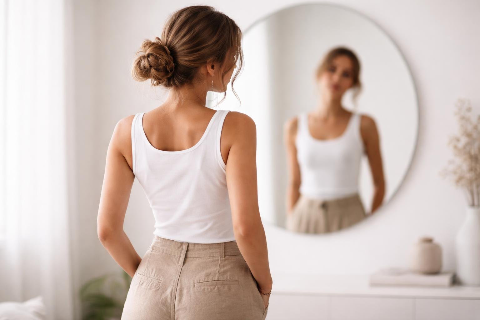 personne-reflet-miroir-chambre-lumineuse